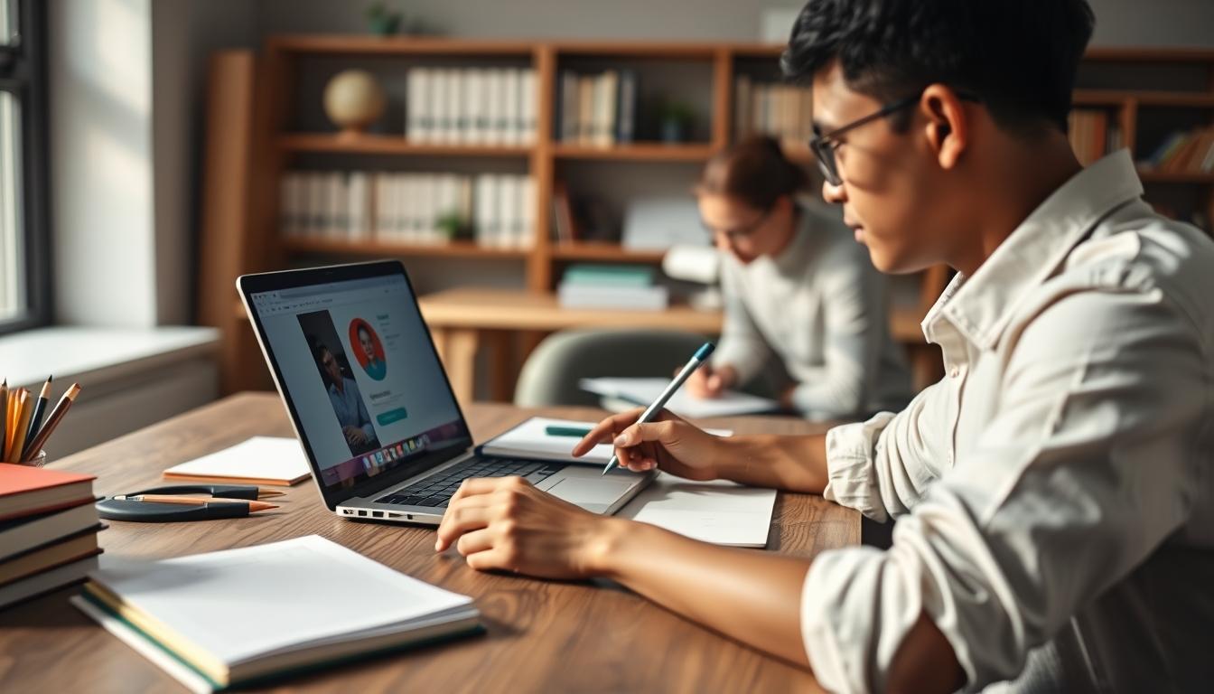 Organized study environment supporting productive learning